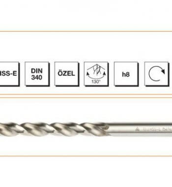 مته بلند HSS دین 340 ماکینا تاکیم
