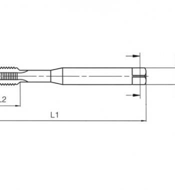 قلاویز ماشینی HSS-E دین DIN371/B ماکینا تاکیم