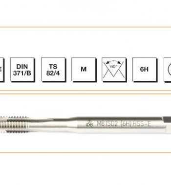 قلاویز ماشینی HSS-E دین DIN371/B ماکینا تاکیم